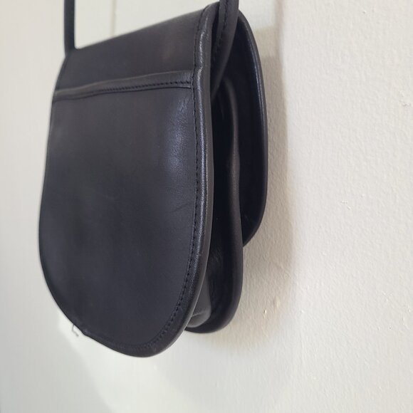 Coach Vintage Wako crossbody bag black leather - Picture 5 of 12